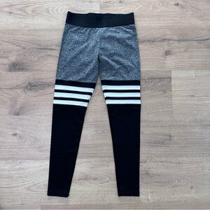 Bombshell Sportswear Gray and Black Leggings